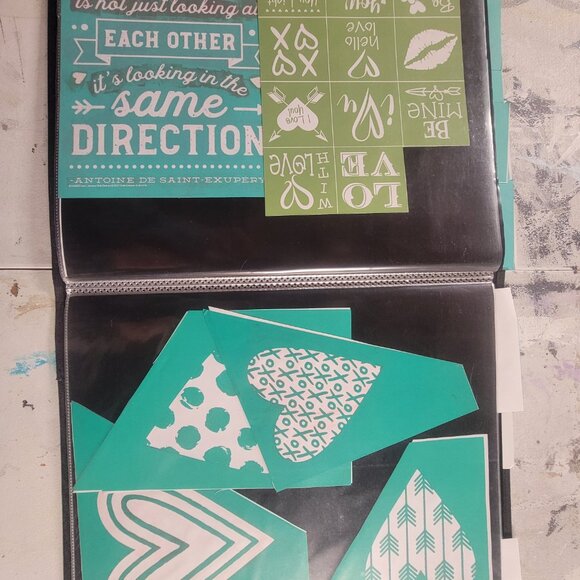 Bundle 3 ~ Reusable Silk Screen Stencils ~ 18 x 15 Binder~ Summer, Kitchen - Picture 13 of 16